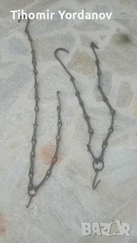 Верига за огнище -2 броя., снимка 12 - Антикварни и старинни предмети - 50276484