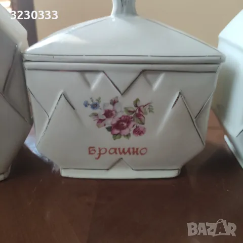 Порцеланови буркани стари, снимка 6 - Аксесоари за кухня - 49694347