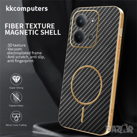 Удароустойчив калъф с Протектор за Xiaomi Redmi 15C 5G / 4G / Poco C85 4G | Вълеродно влакно | Elect, снимка 5 - Калъфи, кейсове - 52066094