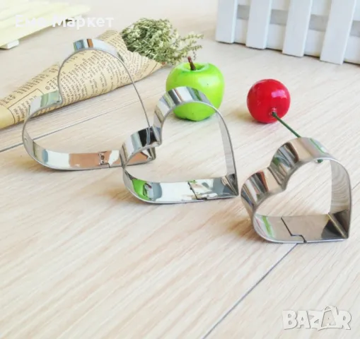 Комплект от 12 части алуминиеви форми за бисквити, снимка 6 - Други - 49152295