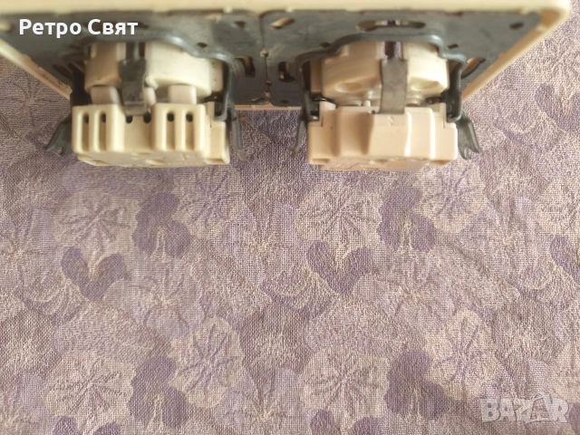 Двоен електрически контакт , снимка 4 - Ключове, контакти, щепсели - 54320537