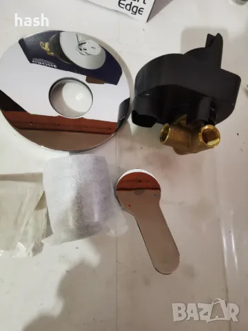 Смесител за душ Grohe 29082000 Start Edge, Едноръкохватков, За стенен монтаж, Хром, снимка 6 - Смесители - 48566886