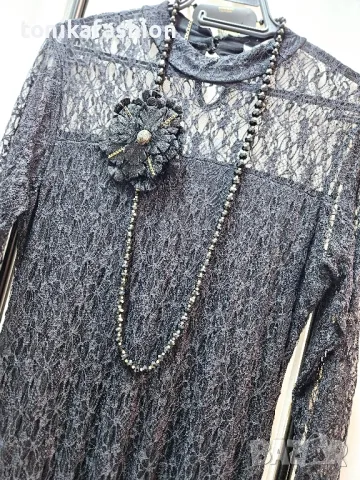 Дантелена дълга рокля , снимка 5 - Рокли - 49078501