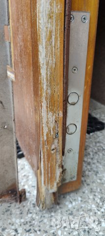 Блиндирана метална входна врата с покритие от естествен фурнир МДФ , снимка 7 - Входни врати - 42616185