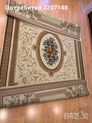 Тъкан персийски килим, снимка 3 - Килими - 53279949