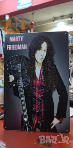 Marty Friedman-метална табела(плакет), снимка 2 - Китари - 49639180