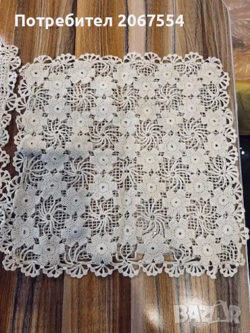 Дантелени плетива на една кука - карета, възглавнички, снимка 12 - Декорация за дома - 49577811