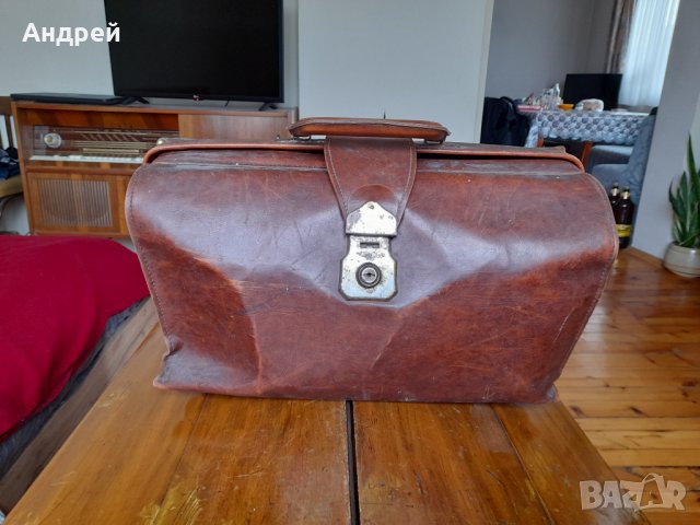 Стара докторска чанта #2, снимка 1 - Антикварни и старинни предмети - 34507242