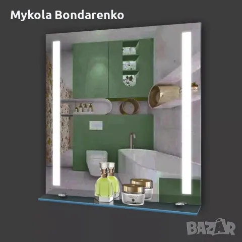 Огледало с LED осветление и рафт LM Aurora Blink