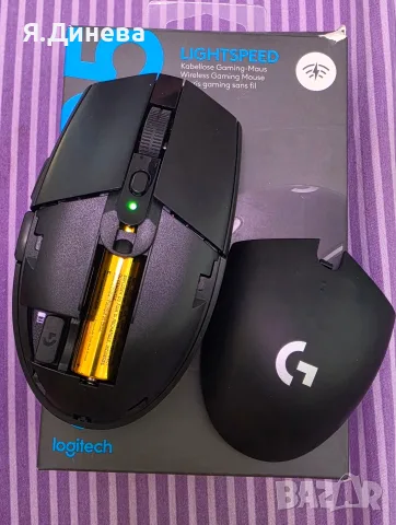 Безжична мишка Logitech G305, снимка 5 - Клавиатури и мишки - 55799998