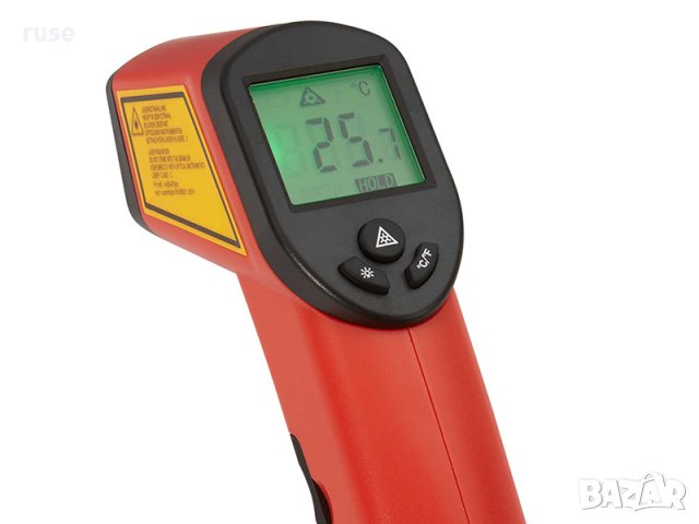 НОВИ! Инфрачервен термометър за повърхности -50°С до +380°С работен, снимка 3 - Други инструменти - 38290559