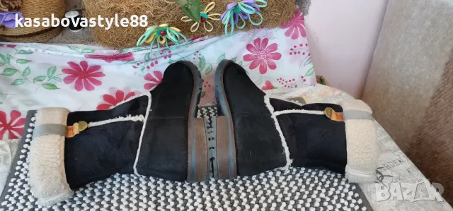 Ботуши Mexx 38 н. Естествен велур , снимка 11 - Дамски ботуши - 47882850