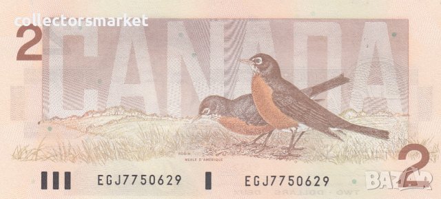 2 долара 1986, Канада