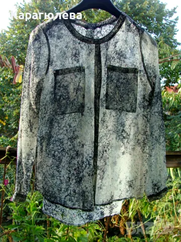 Копринена риза с дълъг ръкав Lindex