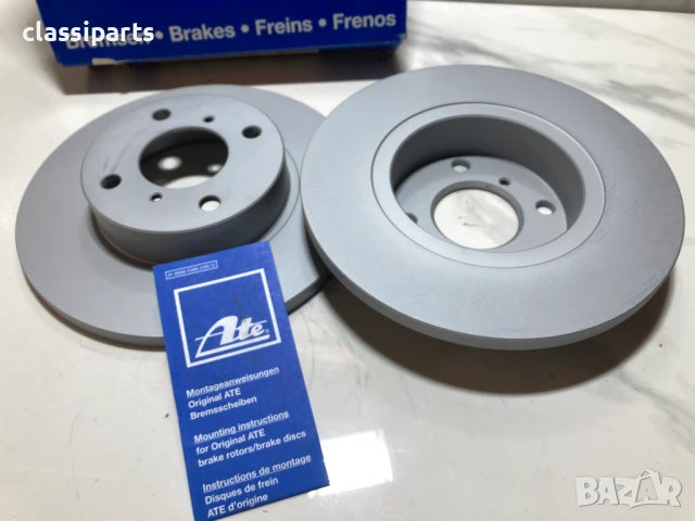 Спирачни дискове ATE за Опел Агила и Сузуки Вагон Ер+ / OPEL Agila, SUZUKI Wagon R+, снимка 2 - Части - 50662249