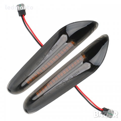 Бягащи лед мигачи лед мигачи BMW E46 E87 E88 E90 E60 E83, снимка 4 - Аксесоари и консумативи - 29839201