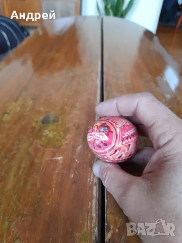 Старо дървено яйце #2, снимка 4 - Други ценни предмети - 48457871