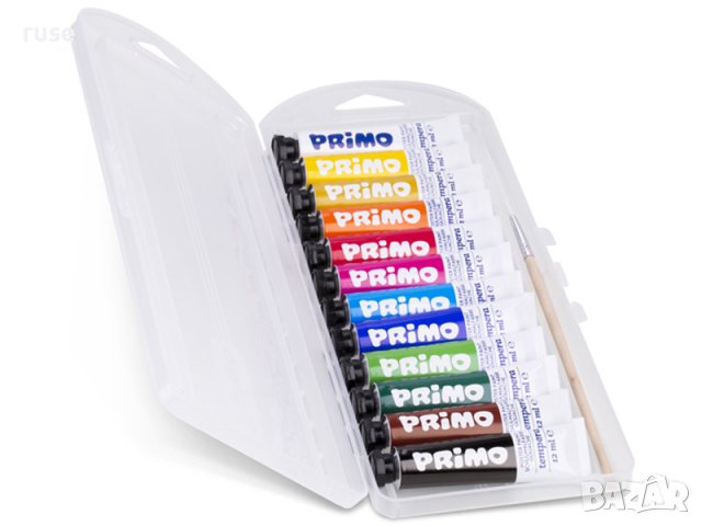 НОВИ! Темперни бои Primo 12 цвята x 12 ml, снимка 2 - Рисуване и оцветяване - 40053384