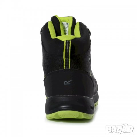 Обувки с мембрана Regatta Samaris Lite Mid Black Lime Punch, RMF700-689, снимка 4 - Спортни обувки - 38594422