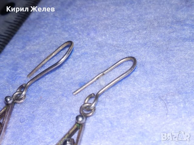 СТАРИННИ СРЕБЪРНИ РЕТРО ОБИЦИ ФИЛИГРАННО СРЕБРО 950 РЪЧНА МАЙСТОРСКА ИЗРАБОТКА 37825, снимка 4 - Антикварни и старинни предмети - 40768382