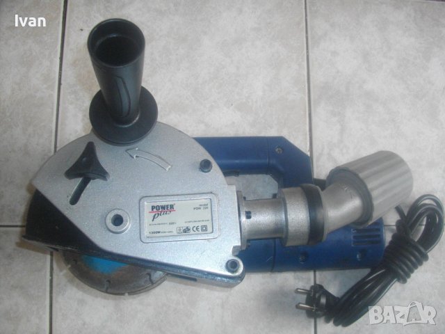 Каналокопка/Фреза Копаене Канали-Белгия-ф125mm/1300W-POWER PLUS POW220-BELGIUM, снимка 4 - Други инструменти - 38078054