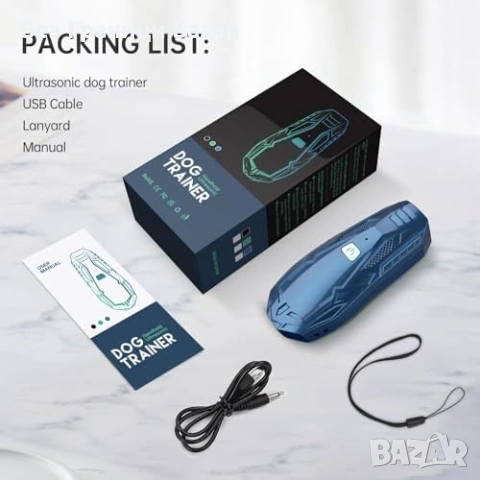 Ново Ултразвуково устройство против лай за кучета USB 15-25kHz променлива честота, снимка 7 - За кучета - 54207447