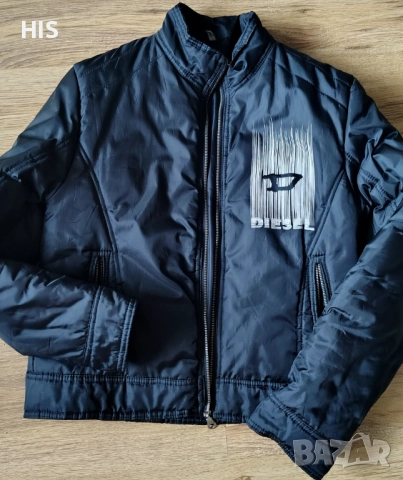 Дамско късо яке, черно-размер S