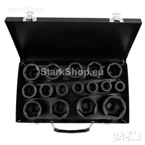 Комплект Ударни Вложки 16 части 3/4″ JCB от Хром Молибден (CR-MO) 6162-5MPB, снимка 3 - Гедорета - 50221154