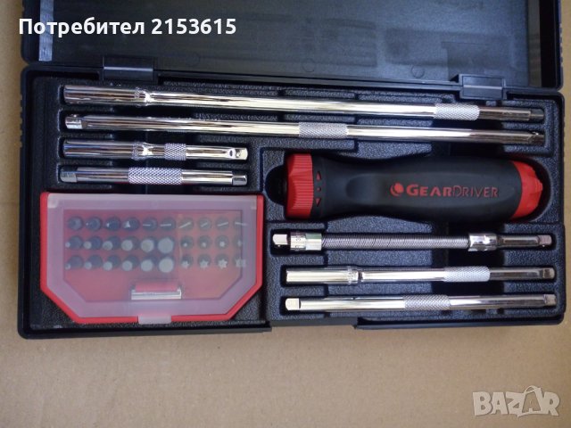 GearWrench GearDriver РАТЧЕТ ДРЪЖКА  със сменяеми НАКРАЙНИЦИ  БИТОВЕ КОМПЛЕКТ , снимка 7 - Други инструменти - 42368961