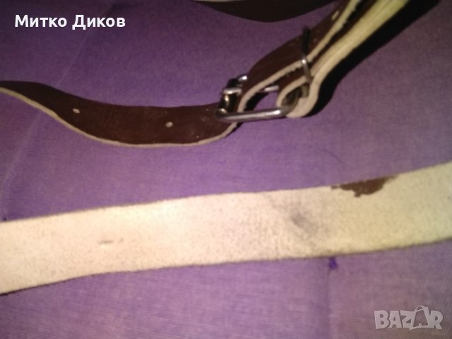 Колани естествена кожа два броя дълги с дръжка за носене на багаж, снимка 5 - Екипировка - 36988281