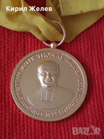 Френски сребърен медал с позлата маркировка за КОЛЕКЦИОНЕРИ 47419, снимка 17 - Антикварни и старинни предмети - 46700729