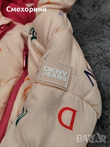 Нов зимен космонавт DKNY за момиченце 6-9 месеца , снимка 4 - Бебешки ескимоси - 52477845