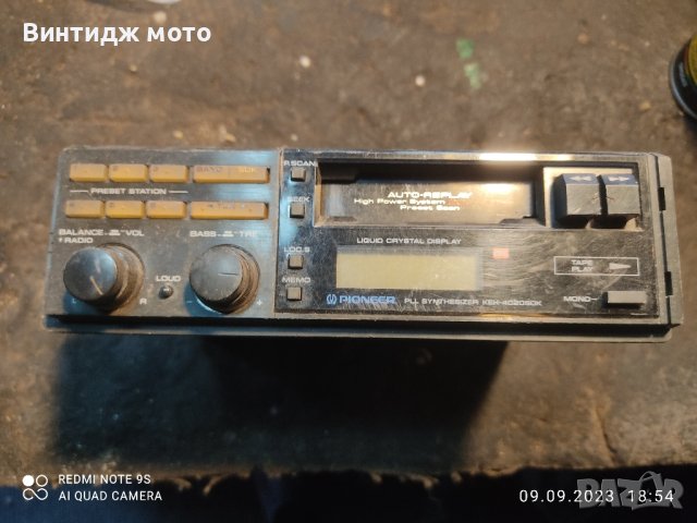 касетофон пайнер за кола ретро винтидж, снимка 2 - Радиокасетофони, транзистори - 42141945