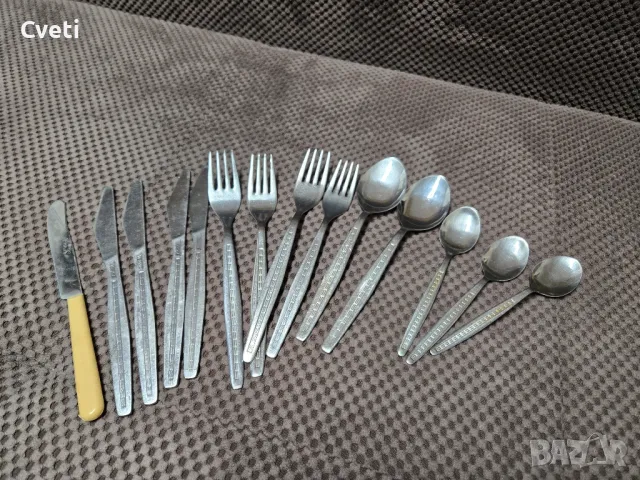 Прибори за хранене, вилици, лъжици и ножове , снимка 6 - Прибори за хранене, готвене и сервиране - 48535525