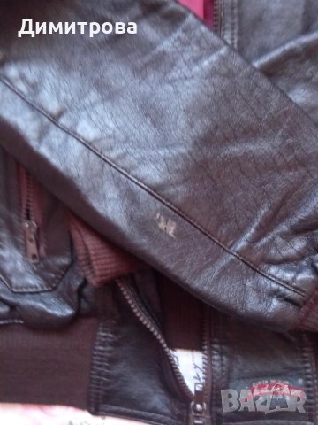 Кожено яке С размер, снимка 4 - Якета - 50434651