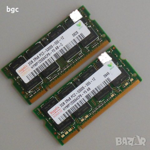 2GB Плочка SO-DIMM S0-DIMM 800MHz PC2-6400s Ram Памет за лаптоп Една 2GB S0-DIMM, снимка 2 - RAM памет - 39851139