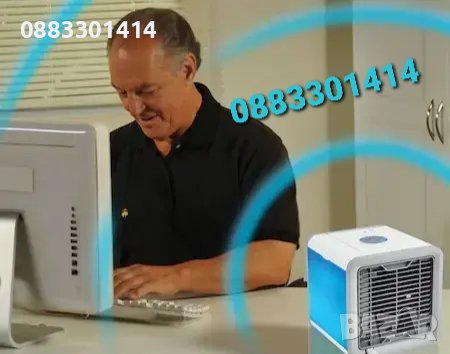 Мини климатик Air Cooler , въздушен охладител USB охлаждане, 12V USB, снимка 5 - Климатици - 37507288