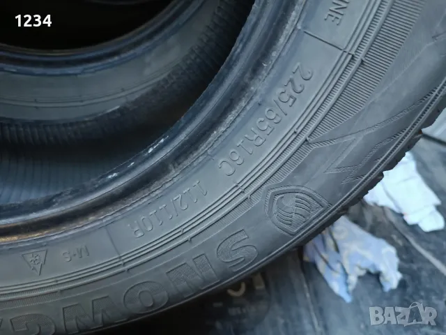 три броя зимни гуми за бус ивеко, снимка 3 - Гуми и джанти - 47689546