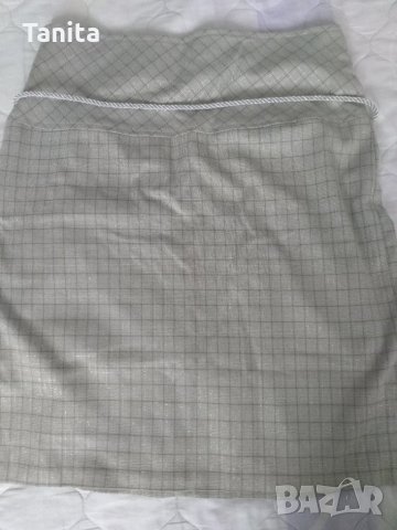 Пола с блестящи нишки и тениска, снимка 3 - Поли - 30713970