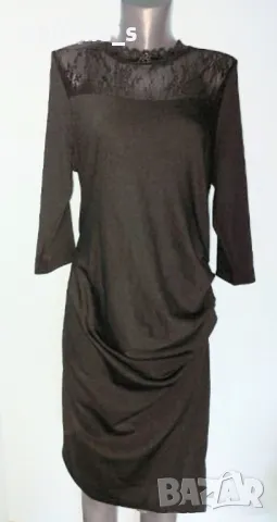 Два броя / Различни модели / Черна рокля за повод с дантела "Zizzy" и "Kaffe" / голям размер , снимка 18 - Рокли - 29432638