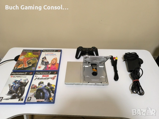 Playstation 2 Slim Silver в перфектно състояние!, снимка 2 - PlayStation конзоли - 53194696