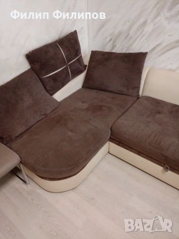 Продавам ъглов диван, снимка 2 - Дивани и мека мебел - 54206426