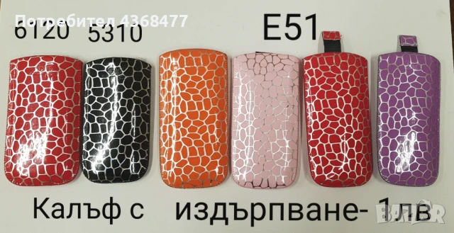 Калъф с издърпване за NOKIA E51,6120,5310,6700,N95 8GB,N86,2630,1661,E52,2330,5200,5300,E66, снимка 2 - Калъфи, кейсове - 50883517