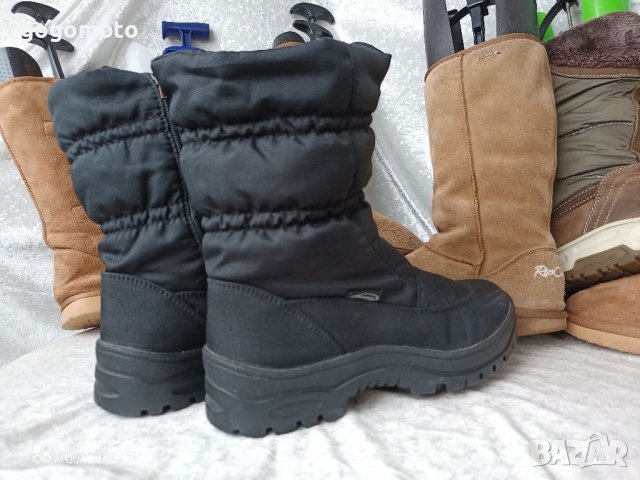 водоустойчиви апрески+котки за лед, ледохотки ICE GRIP Thermolite Snow Boots,36-37,туристически боти, снимка 14 - Дамски боти - 39306804