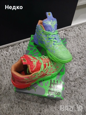 🐢 НОВИ! Puma MB.04 x TMNT – Raphael & Donatello (Limited Edition), снимка 9 - Маратонки - 54231786