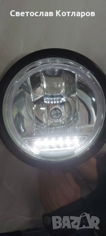 халоген ангелско око с диоден габарит камион бус джип , снимка 2 - Аксесоари и консумативи - 31499881