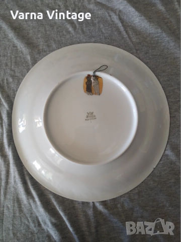 Много красива колекционерска порцеланова чиния POLKA. Karolina ПНР Полша., снимка 3 - Антикварни и старинни предмети - 52223863