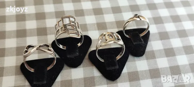 4 СРЕБЪРНИ ПРЪСТЕНА ПО ИЗБОР ОТ 8 eврo ДО 14 еврo, снимка 3 - Пръстени - 47826313