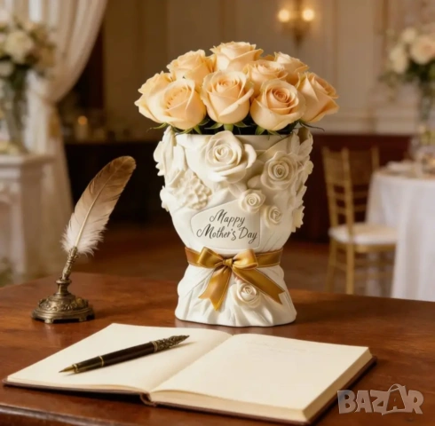 Молд кашпа за деня на майката 8 март , снимка 6 - Форми - 51500823