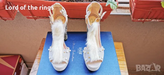 Оригинални маркови дамски кожени елегантни обувки FABI - 37,5 номер, снимка 3 - Дамски елегантни обувки - 49934720